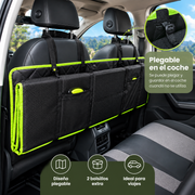 Perro sobre extensor rígido de asiento trasero para coche
