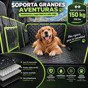 Extensor rígido plegable para asiento trasero y perro