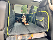 Extensor de asiento trasero para ampliar la superficie de apoyo del perro